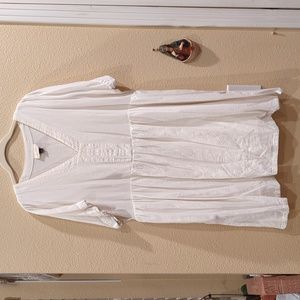 White linen Universal Thread babydoll dress size XXL